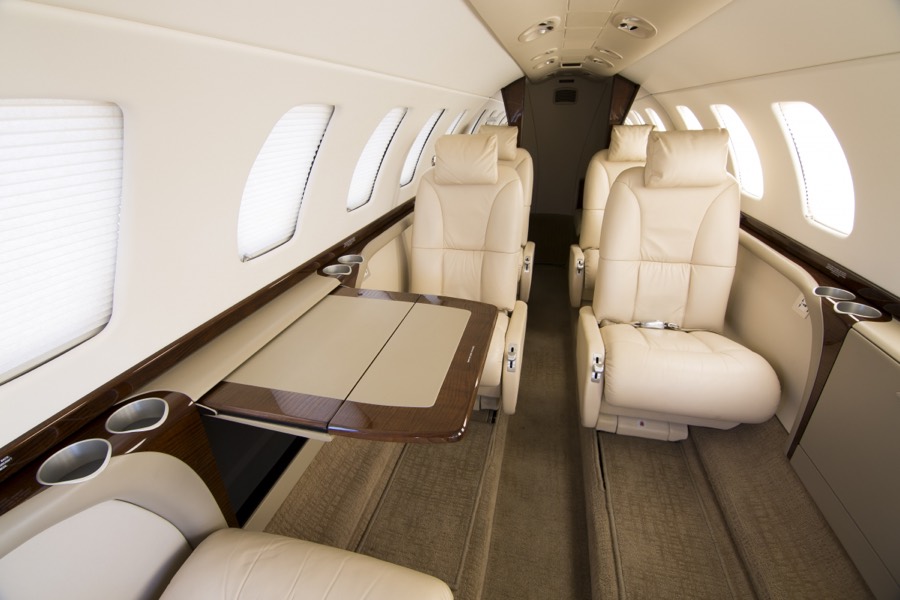 Cessna Citation CJ3+ cabin interior