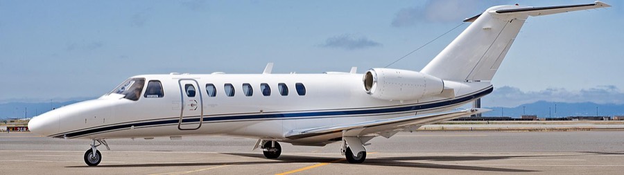 Cessna Citation CJ3 on the apron