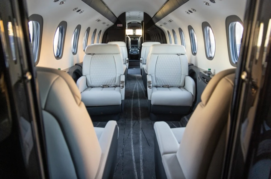 Cessna Citation Longitude cabin interior