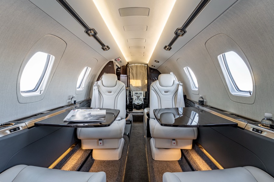 Cessna Citation XLS+ cabin interior