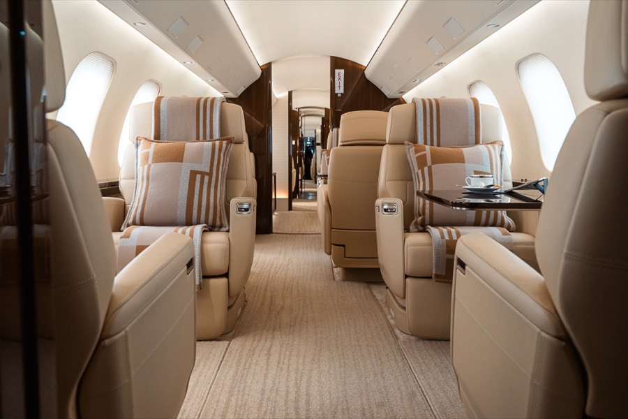 Bombardier Global 7500 cabin interior