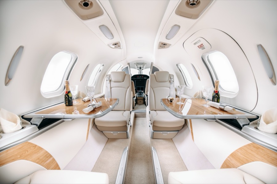 HondaJet Elite II cabin interior