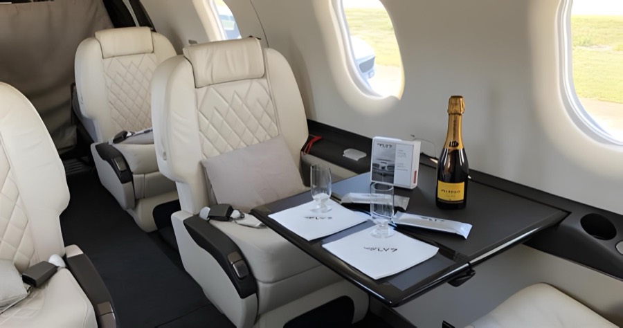 Pilatus PC-12 NGX cabin interior