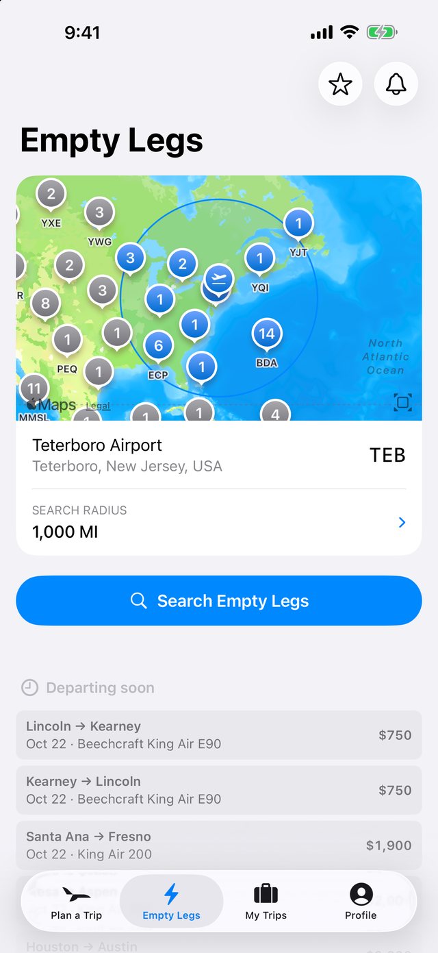 Empty legs on iPhone