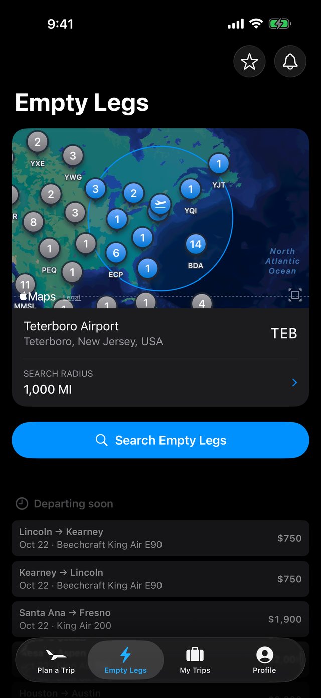 Empty legs on iPhone